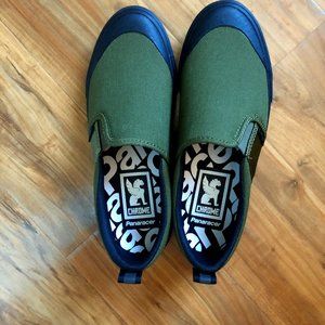 Chrome Industries,  Dima Slip Ons/Board Shoes,  Men's Size 6,  Olive